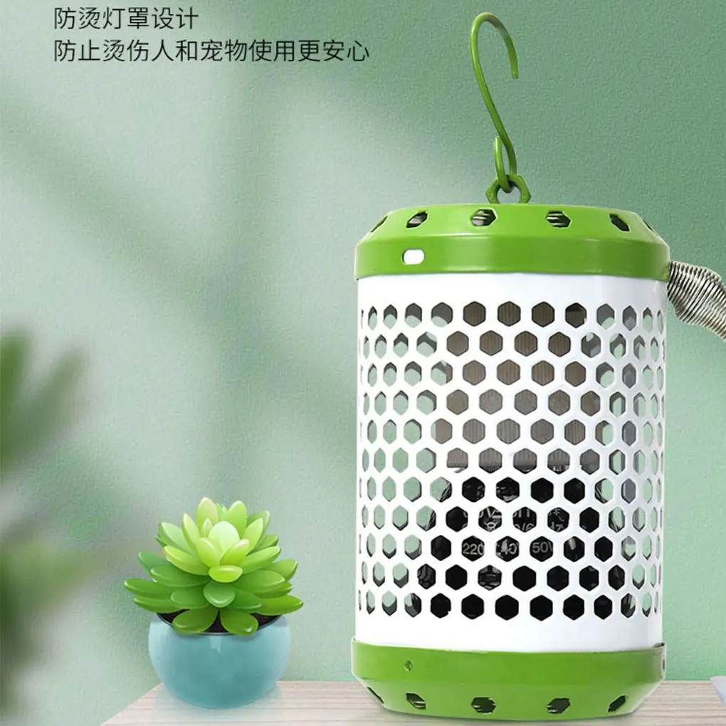 Heat Lamp Cage For Reptiles Anti-Scald Heating Lamp Holder Cage Accessories Bird Supplies Mesh For Parakeets Chickens