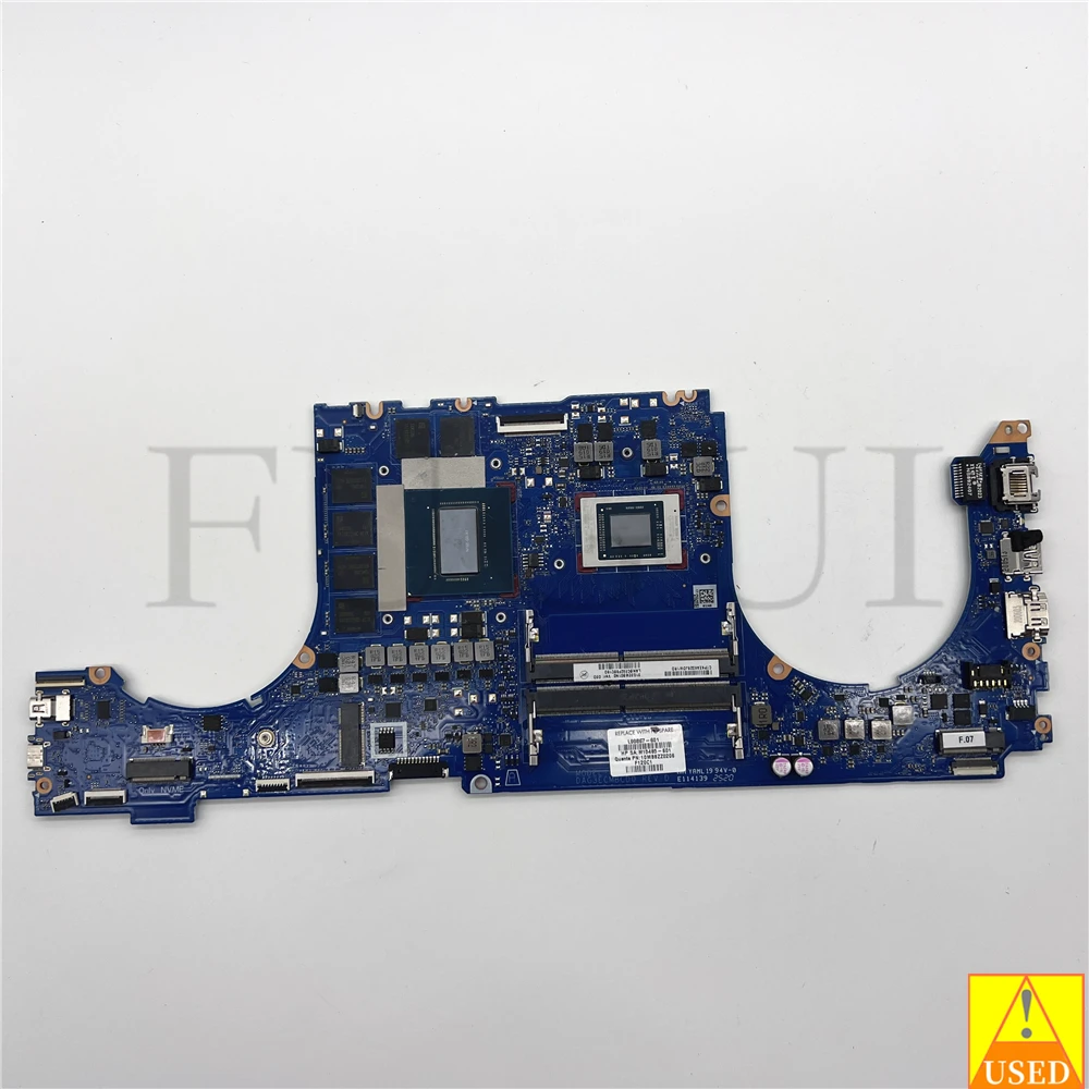 

USED Laptop Motherboard L99867-601 DAG3ECMBCD0 For HP 15-EN with R7-4800H cpu GTX 1660Ti 6GB gpu Tested 100% work