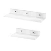 Acrylic Bathroom Shelves Wall Mounted Shower Shelve No Drilling Adhesive Thick Clear Storage & Display Shelves, Bathroom 1