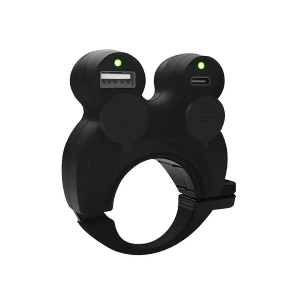 오토바이 듀얼 USB 고속 충전기 방수 소켓, 휴대폰 포트 전원 콘센트, Mo C1d5 용 모바일 충전기 플러그, 신제품