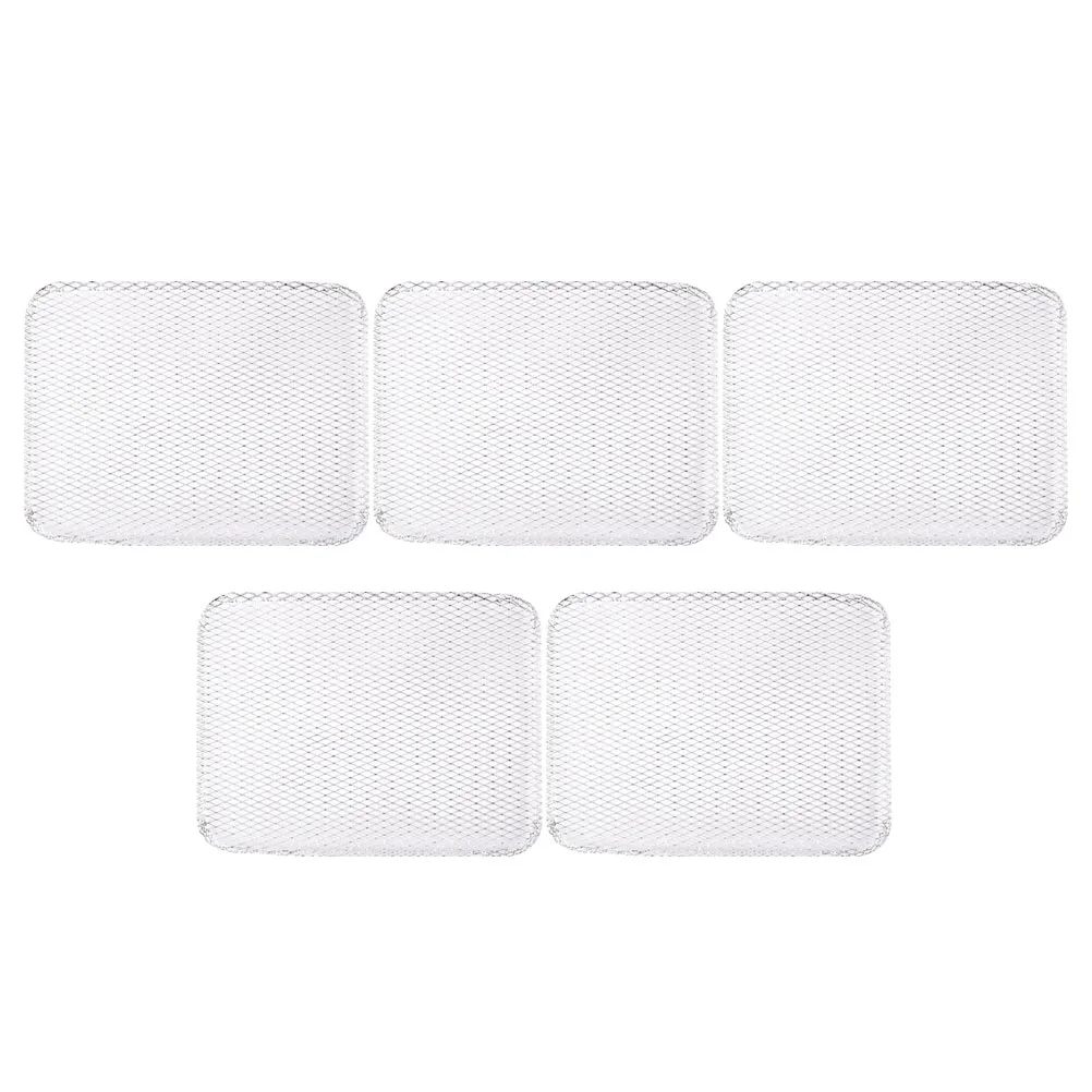 

Disposable Non-stick BBQ Mesh Barbecue Mats Pack of 5 Grill Net Outdoor Pads Charcoal Grills
