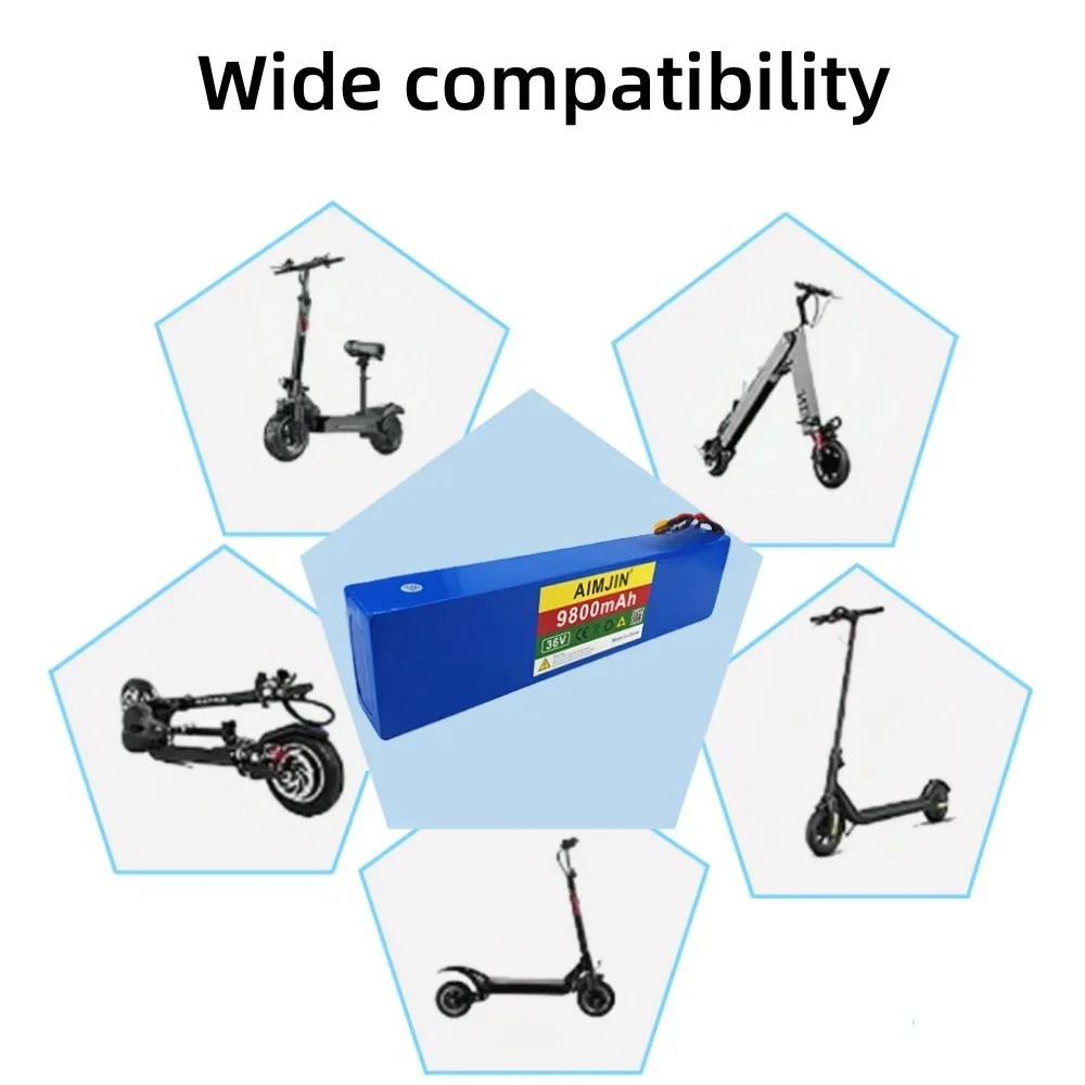 IOLKHFK E-Scooter Akku – 36V, 9800mAh – Passt F Produktbild-Vorschau 3