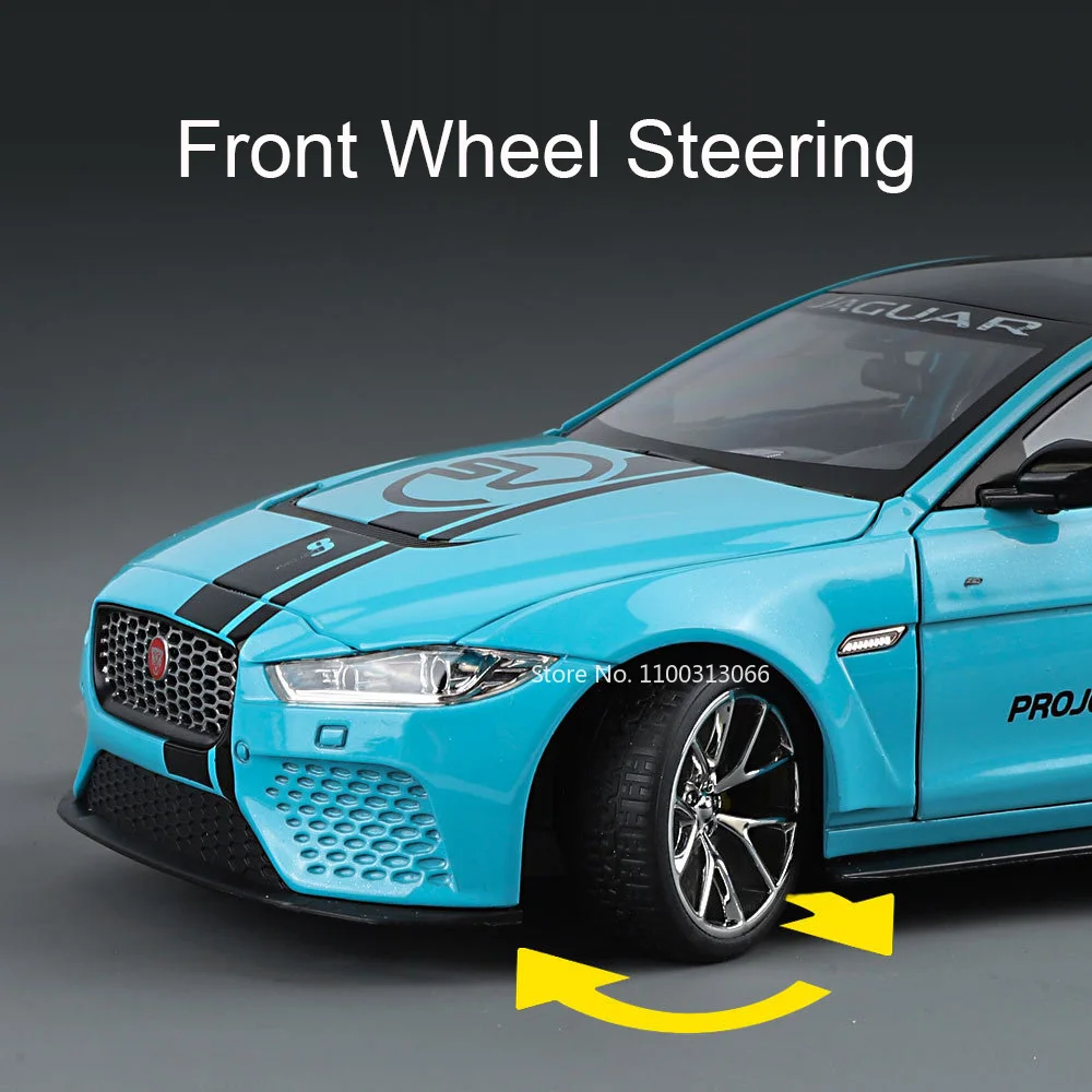 1:18 Jaguar XE SV Project 8 Cars Alloy Diecast Toy Models