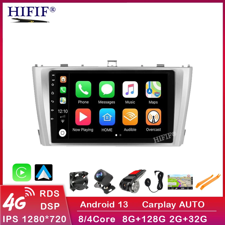 

For Toyota Avensis 3 2008 - 2015 Car Radio Multimedia Video Player Navigation stereo GPS Android 13 No 2din 2 din dvd Carplay