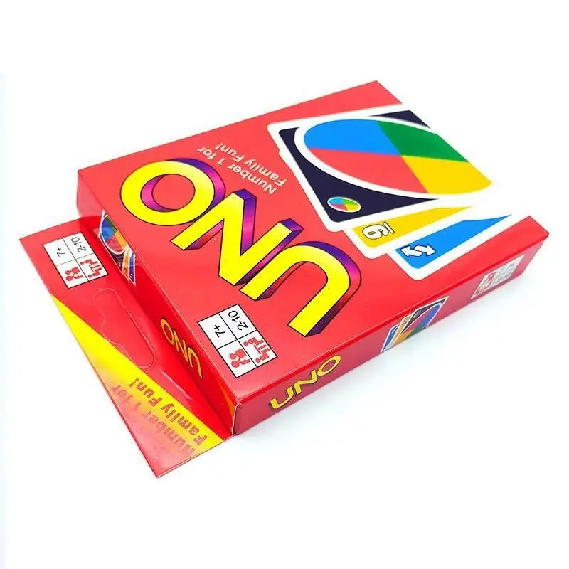 UNO Game Playing Cards Family Entertainment Board Game Kids Toys