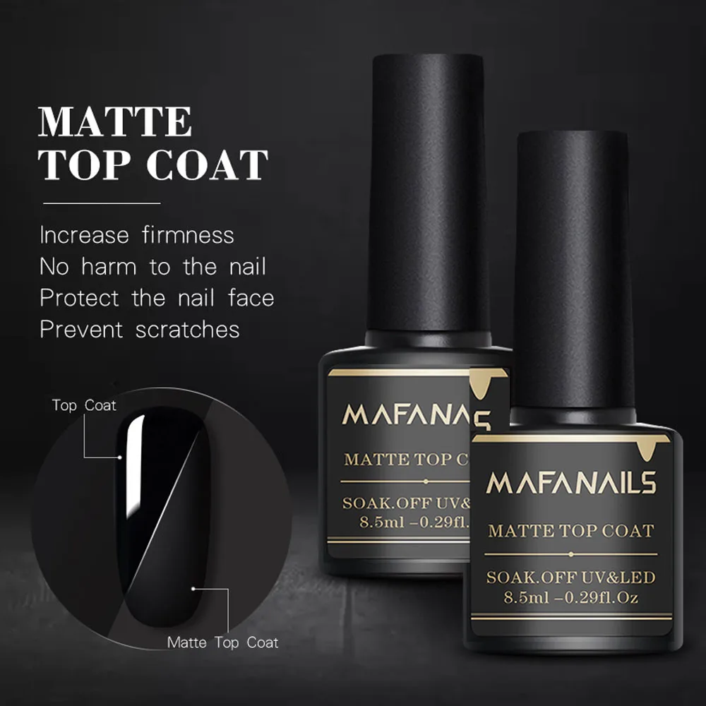 8.5ml/pc Nail gel Finish No-wipe UV Gel Polishing Diamond Finish Removeable primer Matte Finish Nail dehydrator nail gel varnish 2