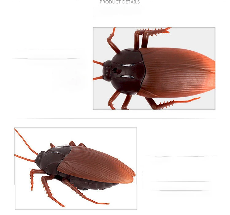 Prank toy,Infrared remote control electric cockroach,Simulated sensing cockroach,Practical Jokes Toys ,Insects Novelty Trick Toy