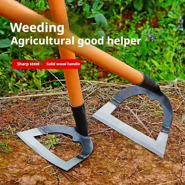 Shovel-shaped Hollow Hoe Weeding Rake Labor-saving Steel Weeding Hoe Garden Hoe Tool For Farm Gardening Soil Loosening Tool 3