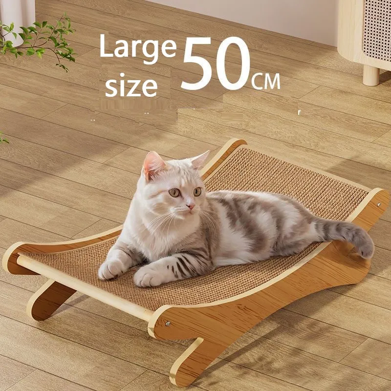 Cat Toy Cat Scratching Mat Cat Scratch Board Cat Scratch Bed Cat Scratch Protection Pads Wooden Multifuction Detachable Cats Sleeping Bed