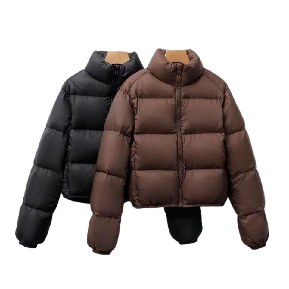 Women's Jacket New Korean Version Stand Collar Short Cotton-padded Jacket Thickening Warm Parkas Winter Jackets for Women Coat 6