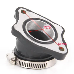 High-Performance 30mm Carburetor Intake Manifold Pipe Boot for Off-Road Vehicles (One size)