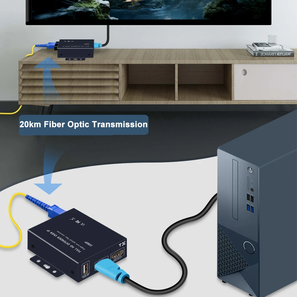 Mini Receptor Tdt Hd Npg Dht18m Hdmi Usb Grabador Mkv Euroconector