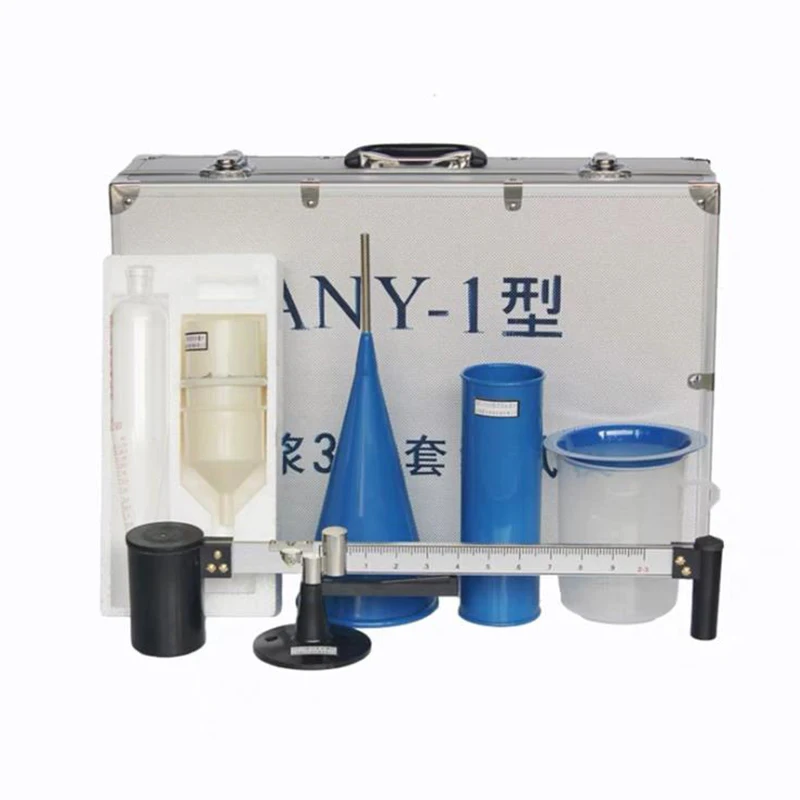 

Mud Tester Mud Hydrometer Sand Content Viscometer, Specific Gravity Scale Aluminum Box Testing Machine ANY-1