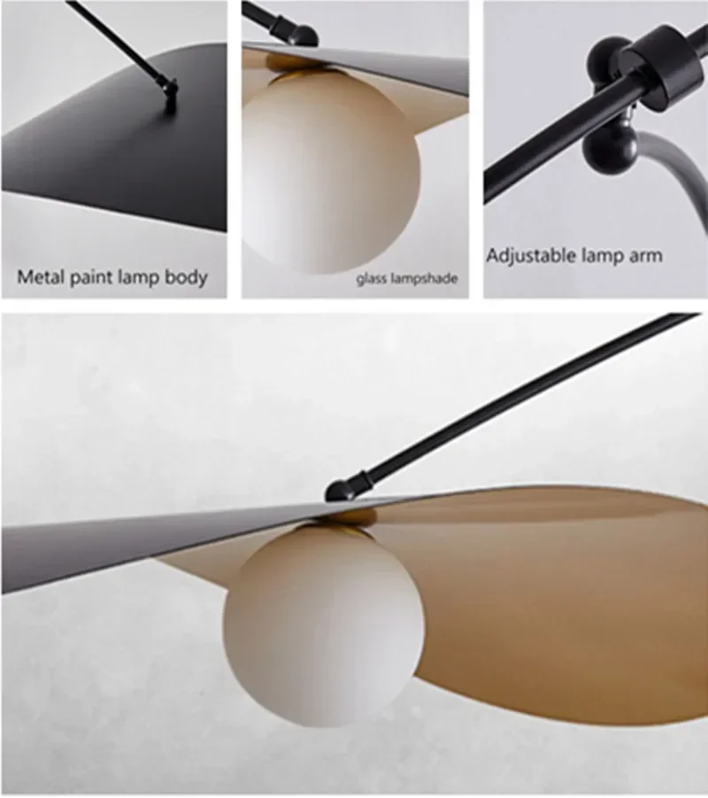 Modern Bedside LED Wall Lamp For Living Room Bedroom Study Room Sofa Long Arm Adjustable Wall Light Bedroom Bedside Reading Room - 6