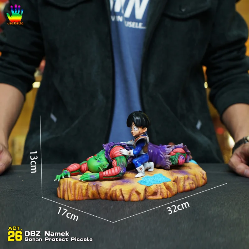 

JacksDo DBZ Dragon Ball Gk 1:8 Namikaze Chapter ACT.26 Gohan Biker Statue Ornament Model Hobby Collection