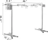 46‘’Electric BBQ  Grill Kit, 125LB Pig Spit Grill, 32W Universal Kit for Grill, Pig  M 3