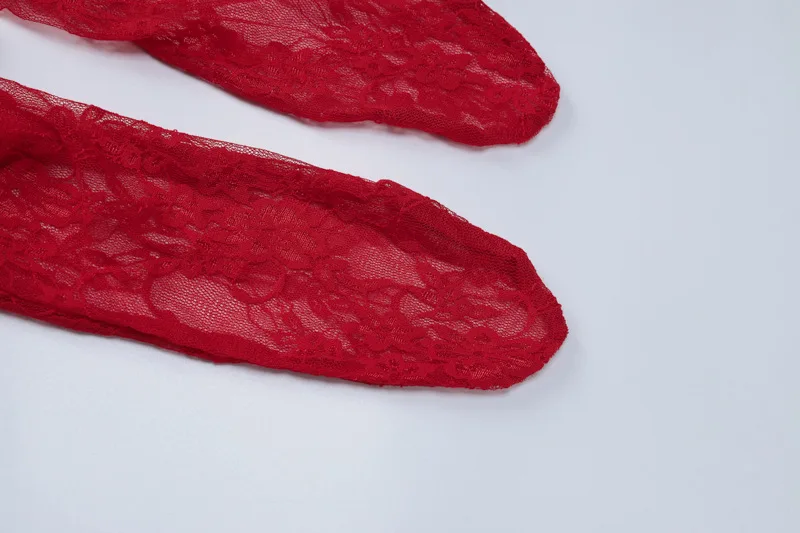 3 Piece Mini Dress + Leggings + Gloves 3