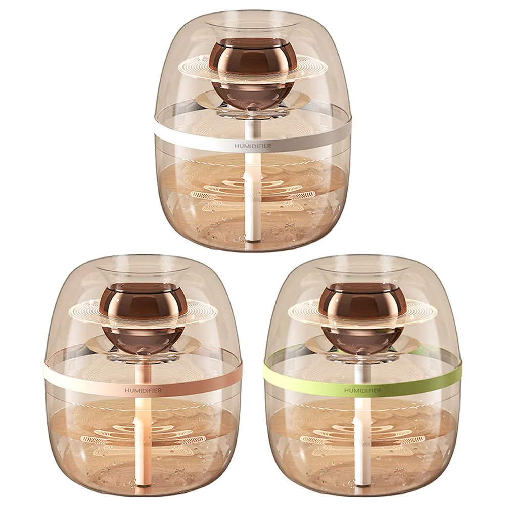 1.8L Air Humidifier with Night Light Double Spray Humidifier Quiet for Home Office