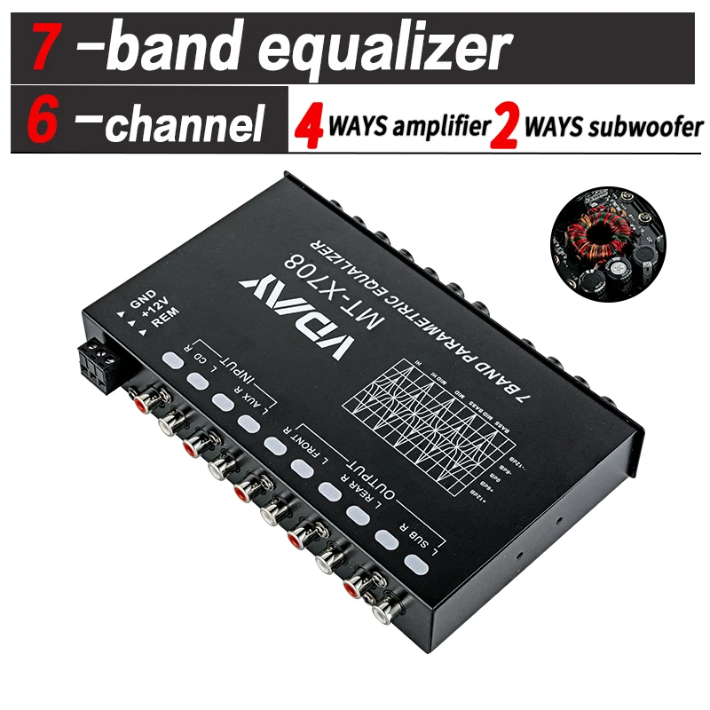 7BandCarAudioEqualizerEQQMFZYEQ7Adjustable7BandsEQCar