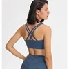 Lemon CLASSIC Cross Strap Workout Sports Bras Top for Women Padded Mid Support Naked Feel Fitness Yoga Bra Athletic Brassiere 1