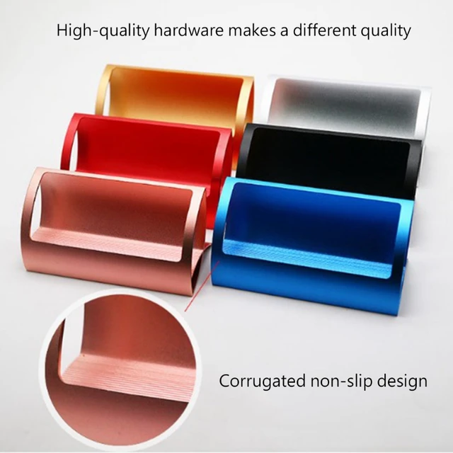 1pc Creative Metal Card Holders Note Office Display Desk Business  Accessories - Card Holder & Note Holder - Aliexpress