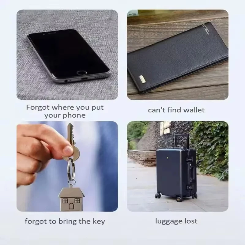 Mini GPS Tracker System Find My App Air Tag Smart Bluetooth Locator Child Finder Bag Anti-Loss Pet Collar With Tracker