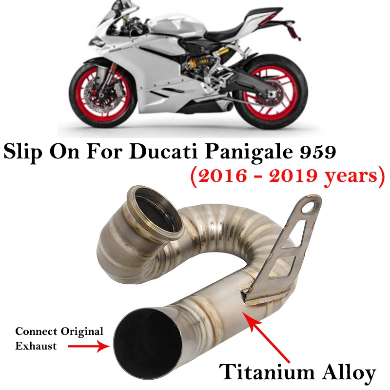 

Выхлопная труба из титанового сплава для Ducati Panigale 959 2016 - 2019 года