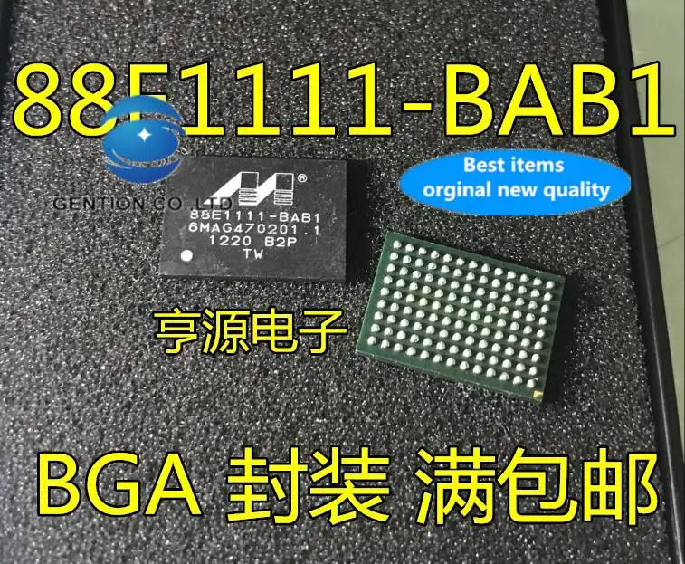 

5 шт. 100% оригинальный новый 88E1111-BAB1 88E1111 BGA SMD чип Ethernet