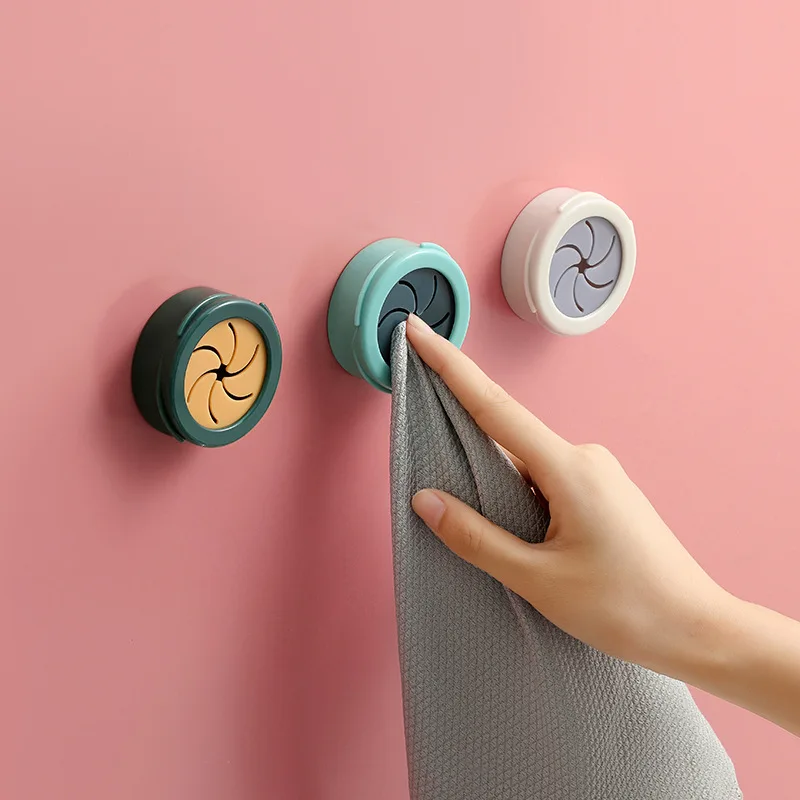 

Creative Nail-Free Towel Holder, Sucker Wall Rack, Washing Cloth Storage Hanger, Hand Towel Dish Rack, Kitchen and Bathroom Tool