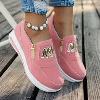 Women Platform Sneakers Casual Slip on Fashion Loafers Ladies Fashion Outdoor Shoes Femme Comfortable Lightweight Sneaker Woman
