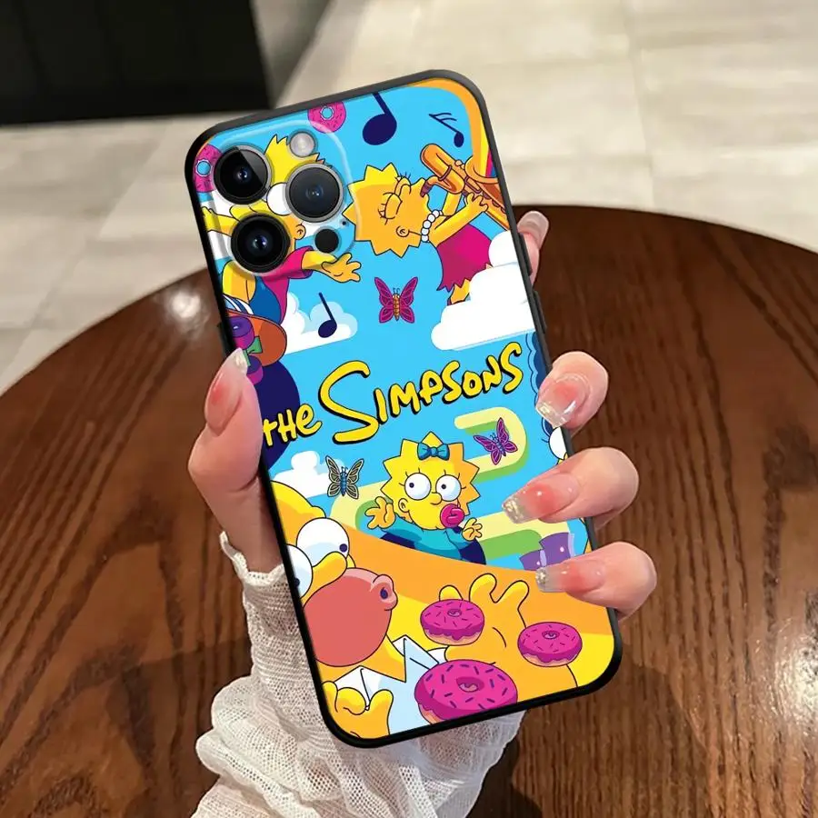 Mischievous Simpson Soft Back Phone Cover Case