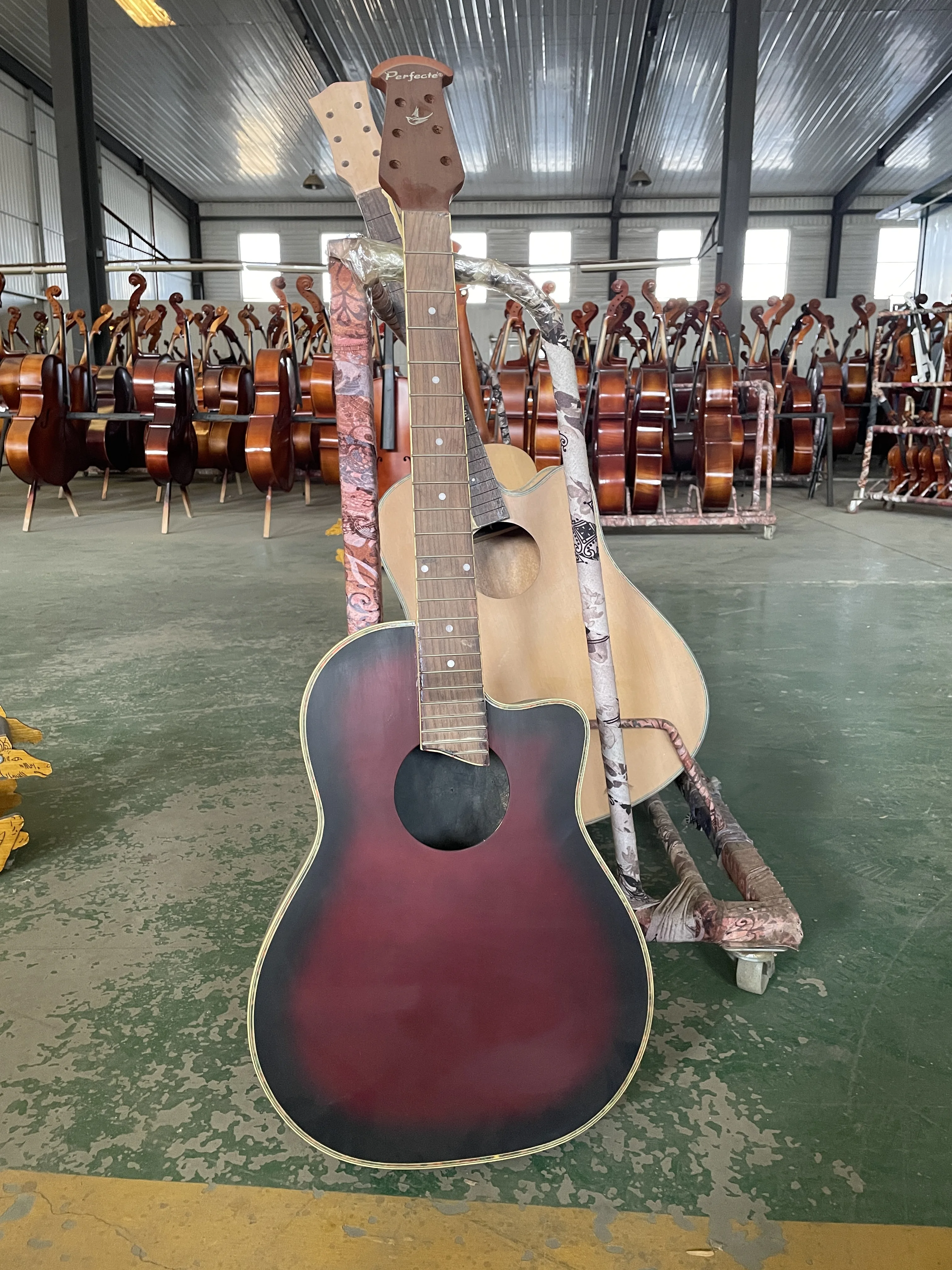 【Hot demand】 Inventory defective guitar, DIY 6-series, 41 inch, 24 band folk guitar, careful imperfect - 7