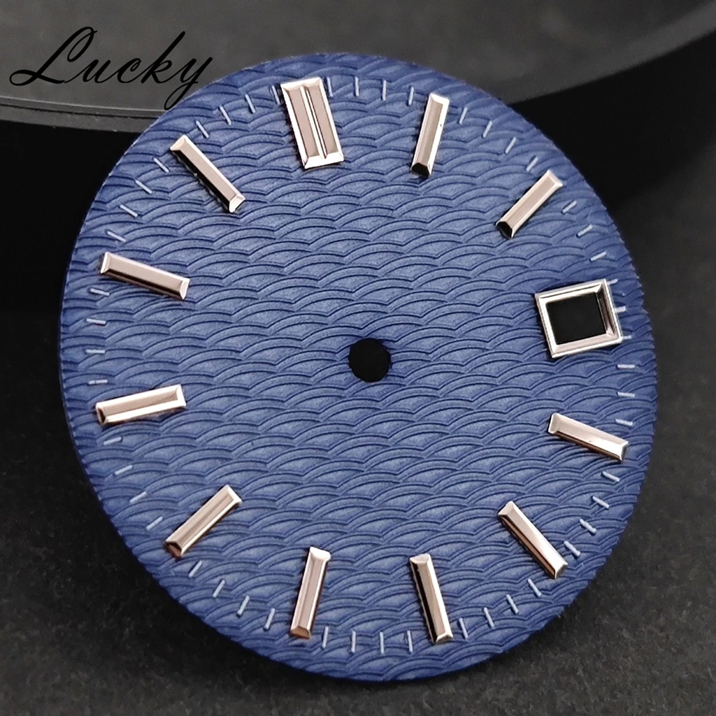 Wave Textured Watch Faces in Multicolor Options, 28.5mm