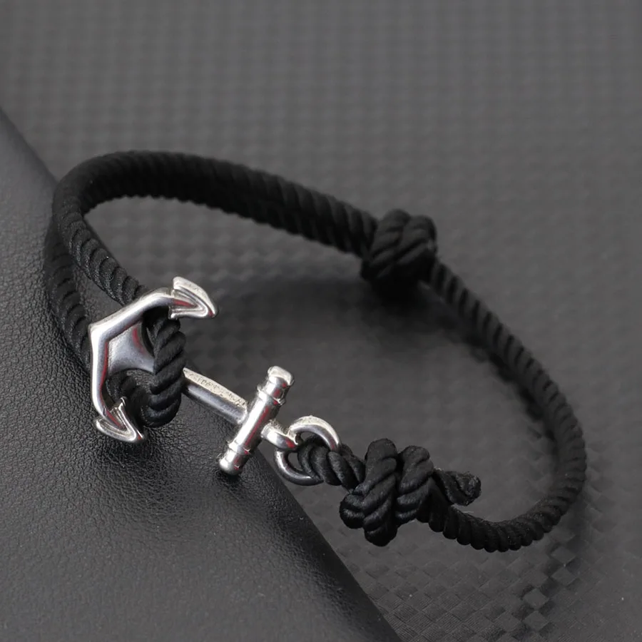 Viking Anker Armband Für Männer Schiebe Einstellbare Nautischen Wrap Seil Armband Outdoor Sport Reiten Strand Hand Zubehör Joias – Detail 9