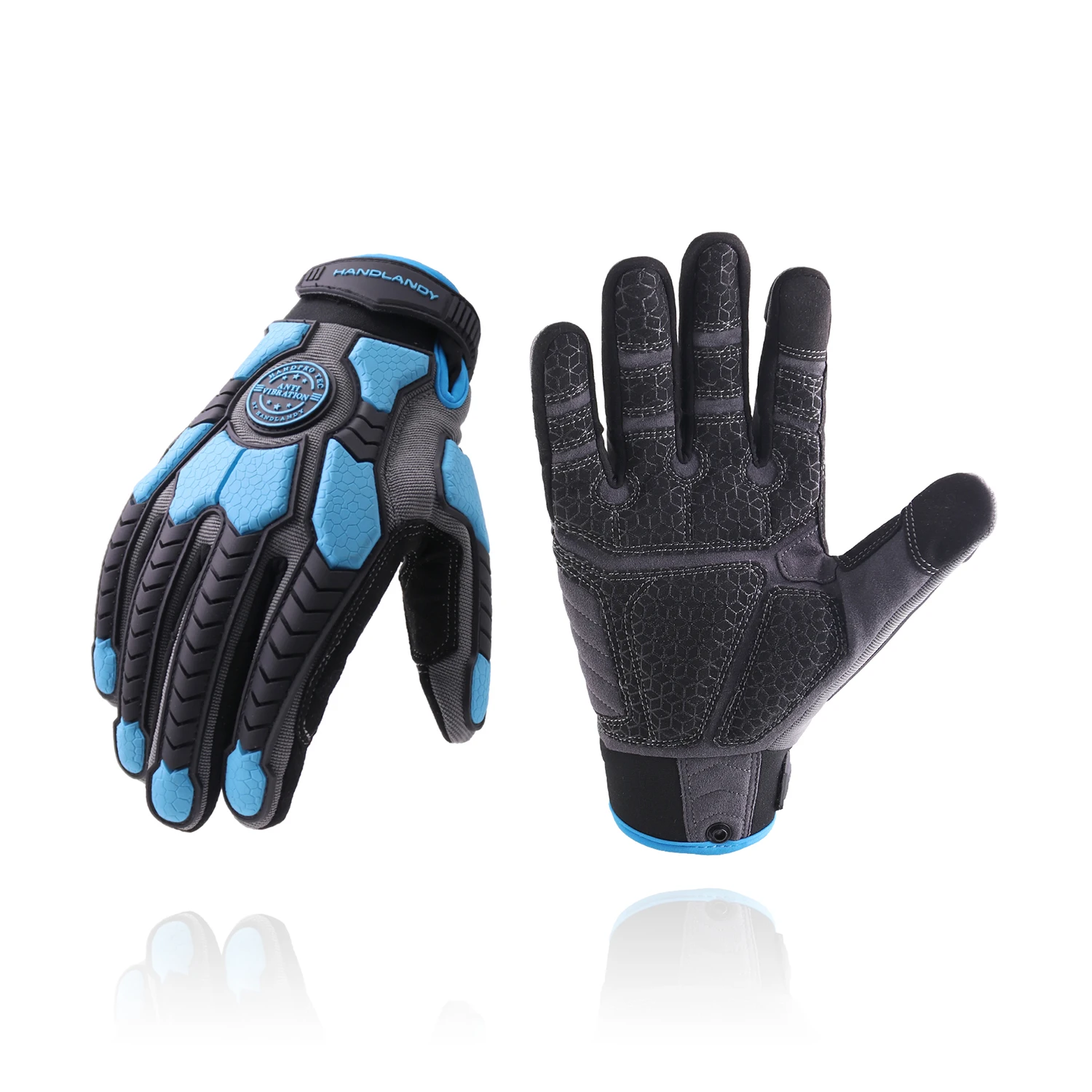 HANDLANDYGuantesdetrabajoresistentes,acolchadoSBR,guantesdeimpactoprotectoresTPR,guantesmecánicosantivibración-AliExpress30