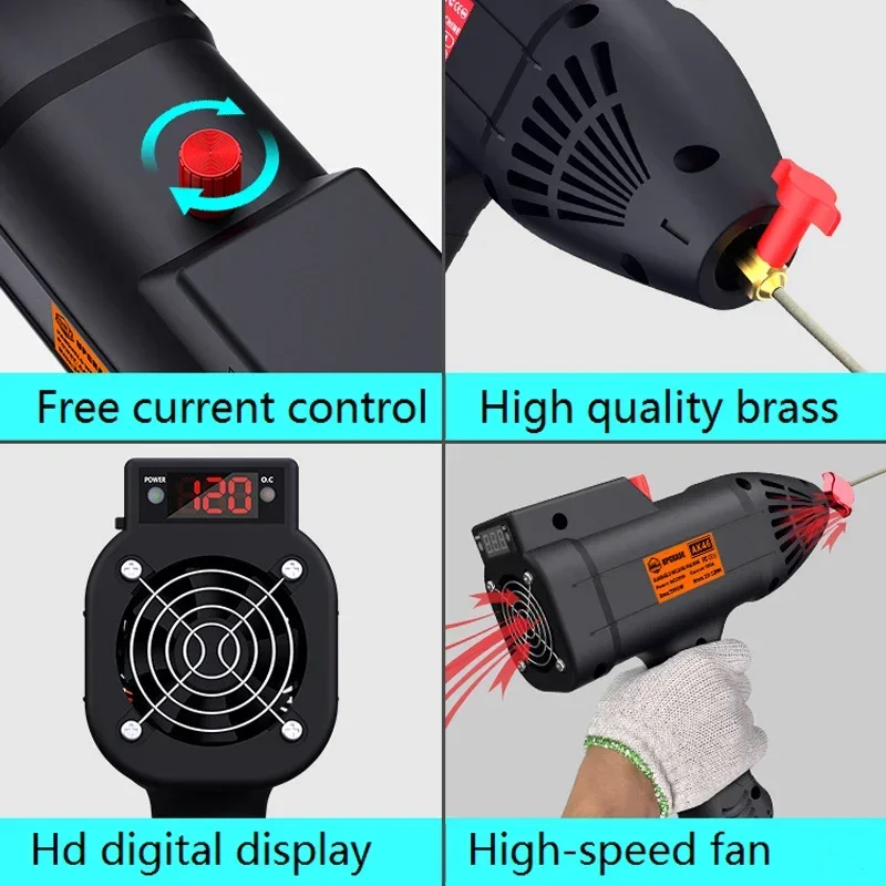 3900W Electric Welding Machine 110V/220V&plusmn;15% Handheld Arc Welder Portable Arc Welder Fully Automatic Digital Intelligent Welding