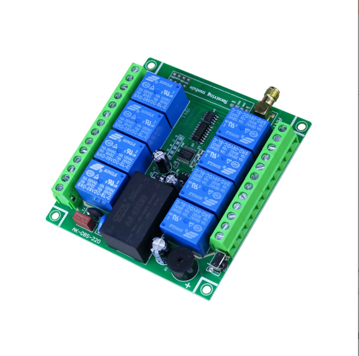 220v 8channels Lamp Power Supply Motor Water Pump Power Distribution Box Home Appliance Industrial Wireless Remote Control