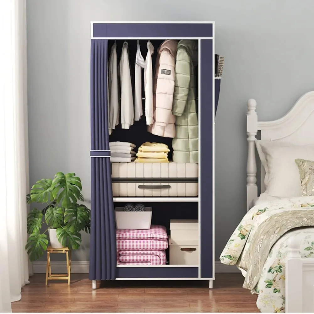 Storage Cabinet Fabric Wardrobe Multi-Layer Dustproof