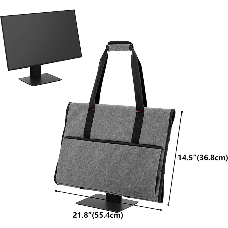 Carrying Bag For 24 Inch LCD Screens And Monitors,Protective Monitor Travel Case For 24 Inch Monitor