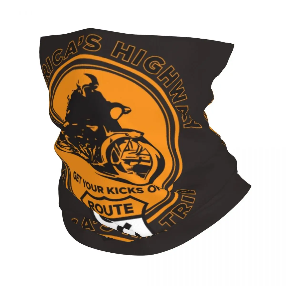 

Снуд для женщин и мужчин на шею American Highway Route 66 Шарф-бандана для велоспорта