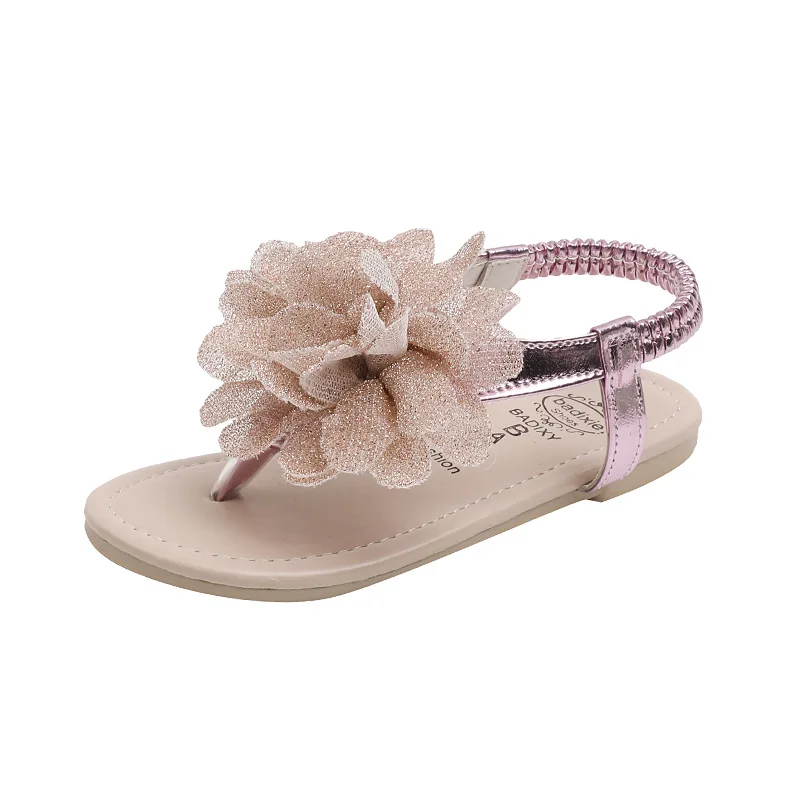Girls Floral Sandals Beach Shoes