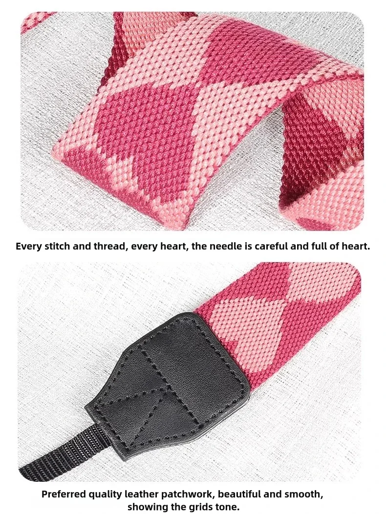 حزام كاميرا مناسب لكاميرات Fujifilm وCanon وSony و...