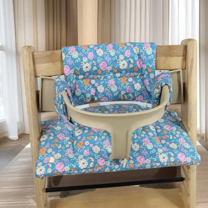 Baby Dining Chair Cushion Autumn And Winter Going Out Portable Non-Slip Integrated Cushion Baby Eating Growth Chair Accessories