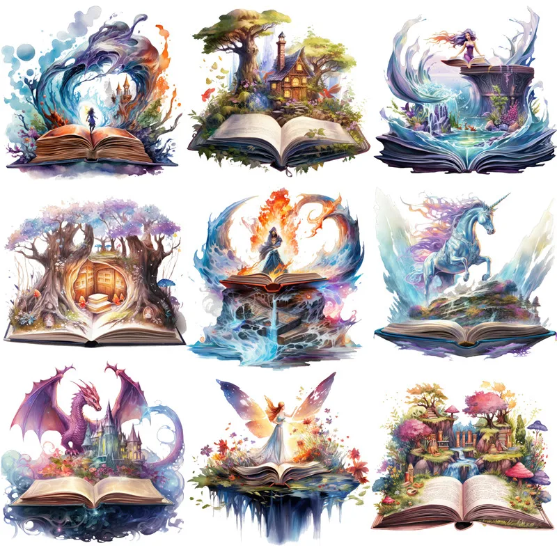 

20Pcs/Pack Fantasy Bookstore Sticker DIY Craft Scrapbooking Album Junk Journal Decorative Stickers