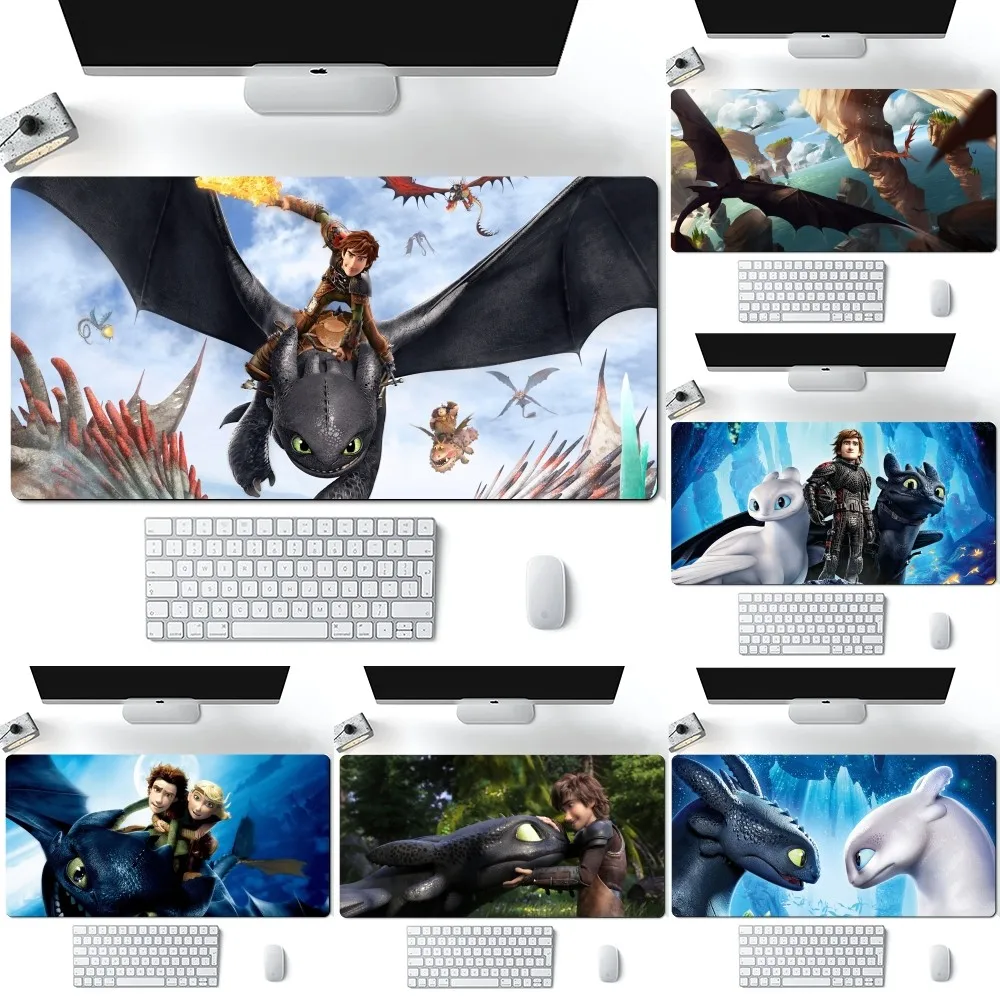 Beast Kingdom Come-To-Train-Your D-Dragon Mousepad Computer Laptop Gamer Pad Accessori Da Gioco Per Pc Tappetini Da Scrivania