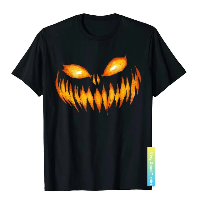 Scary Pumpkin Face Halloween T Shirt Shirt Jack O Lantern Costumes