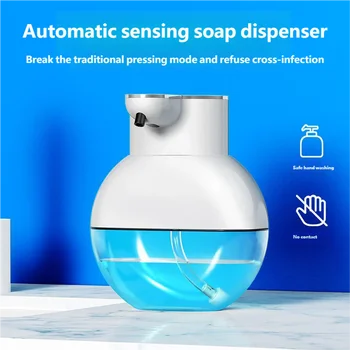 Alternative view of Homefish Automatic Soap Dispenser Smart Dishwashing Liquid Wall-Mounted Hand Soap Foam Dispenser Small Large-Capacity