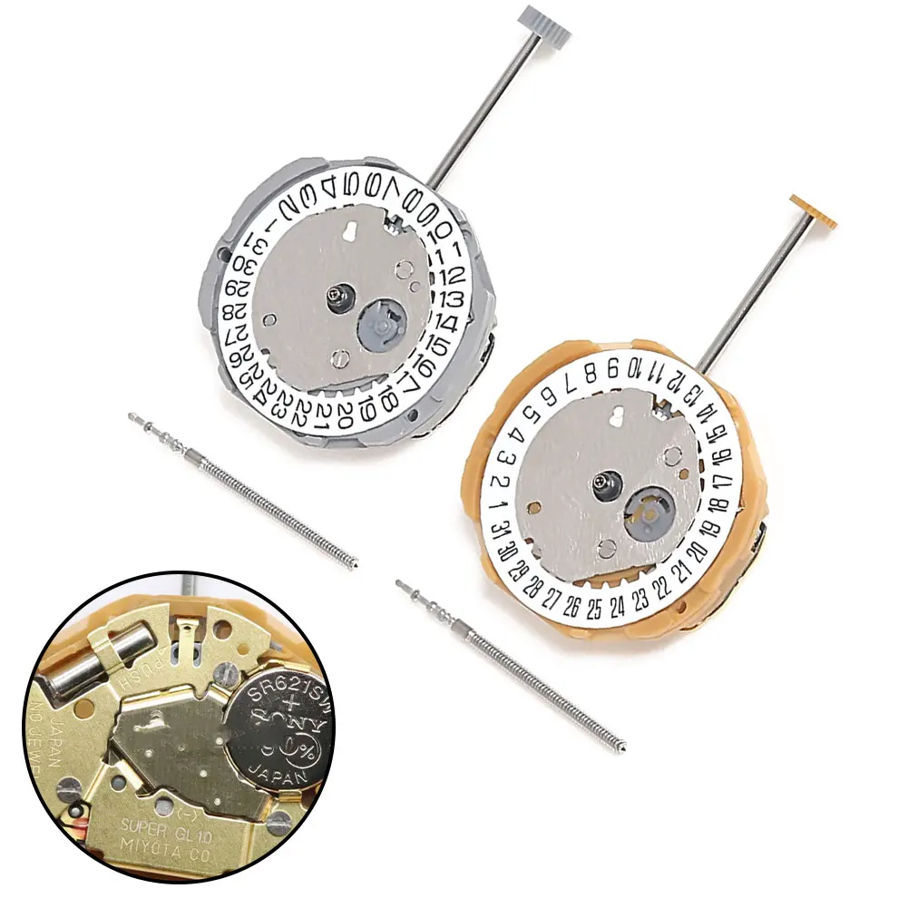 Watch Movement Quartz Movement 10-1/2 1pcs 3-Hands Accessories Parts Repair Tool Replacement Miyota GL10 Watch watch movement