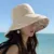 Women's Double-Sided Printed Sun Hat Pure Cotton Outdoor Large Brim Bucket Basin Hat Fisherman Hat Shading Fashion Cap H16 10