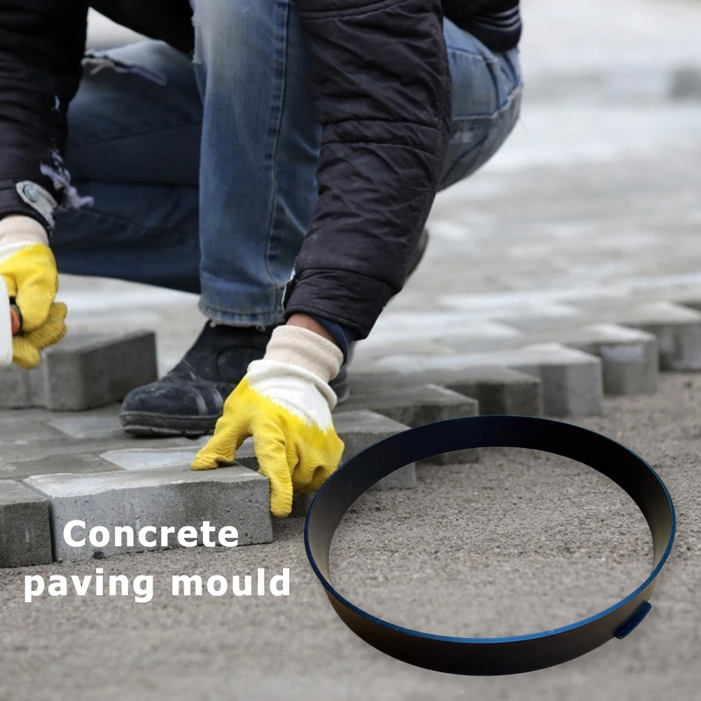 Reusable DIY Paving Concrete Mold Round Garden Lawn Floor Path Walk Maker Mould